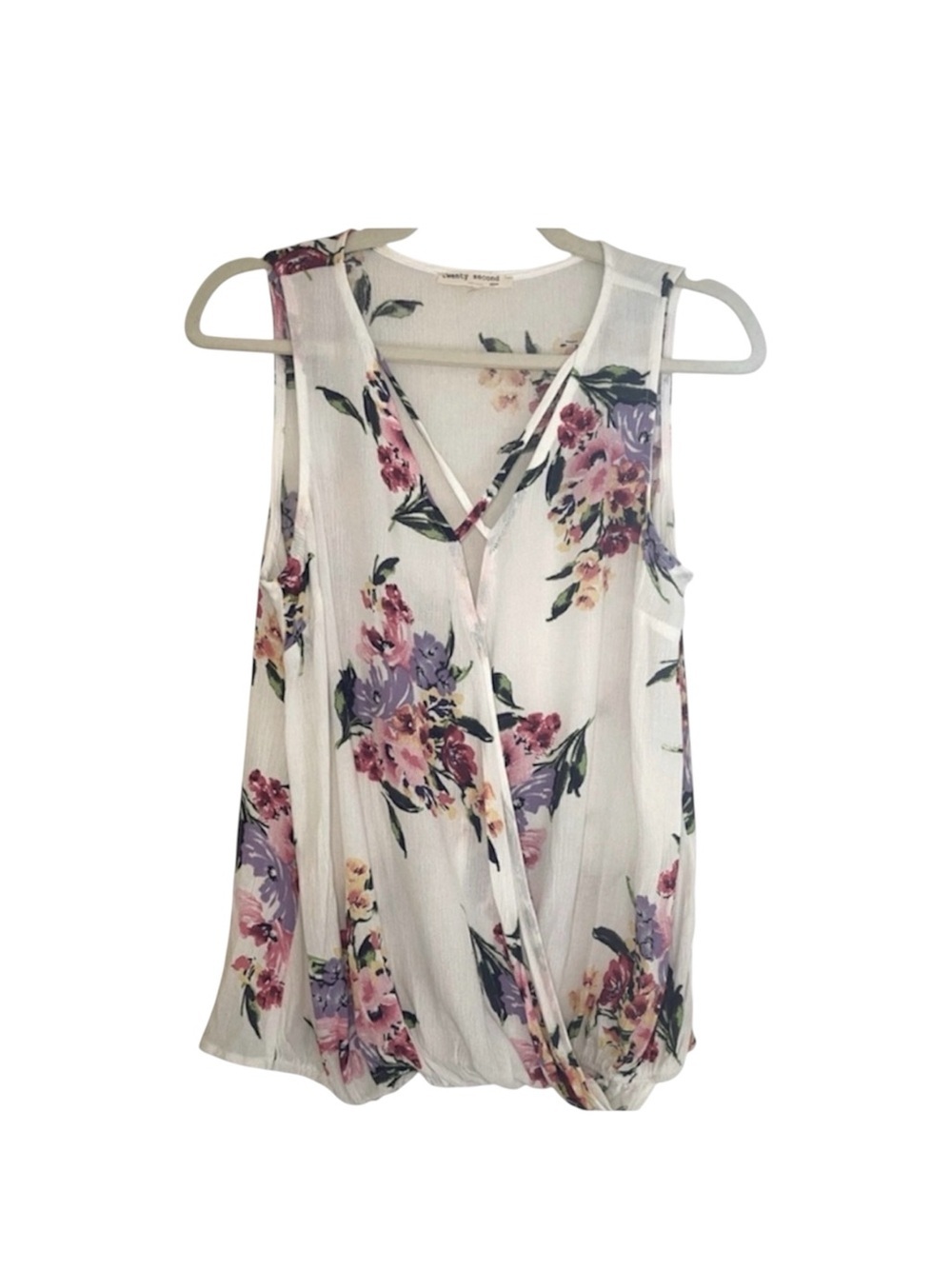 Twenty Second Feminine Floral Blouse Size L